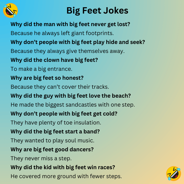Big Feet Jokes
