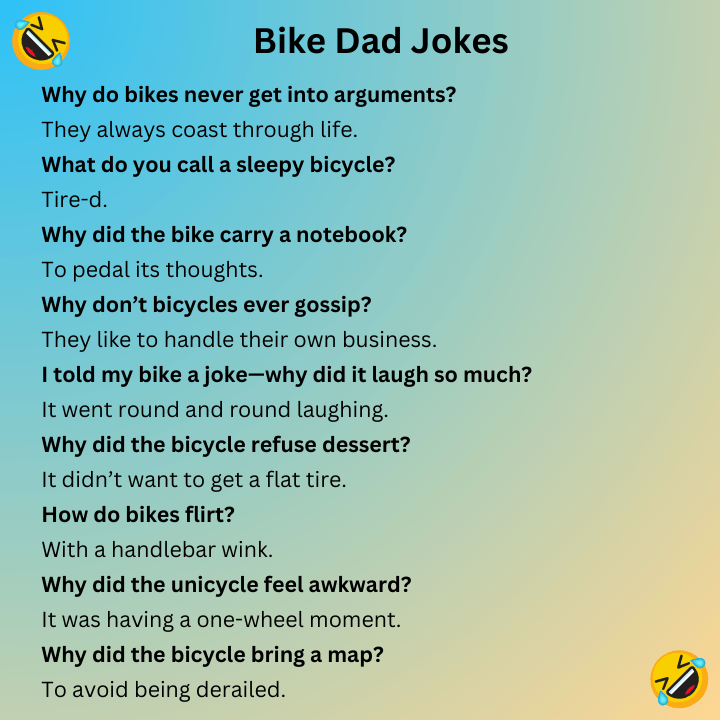 Bike Dad Jokes
