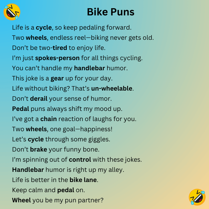 Bike Puns 