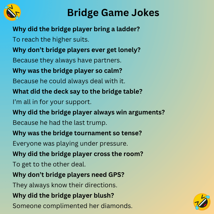 Bridge Game Jokes