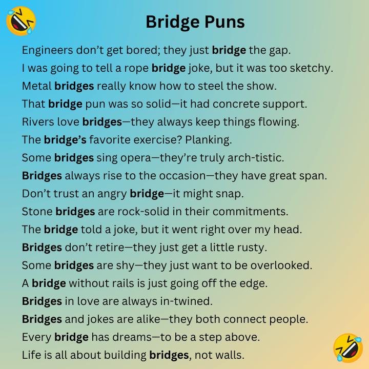 Bridge Puns
