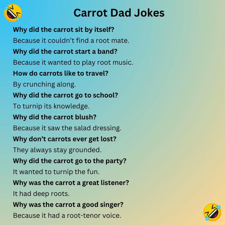 Carrot Dad Jokes
