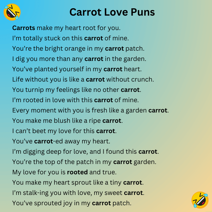 Carrot Love Puns