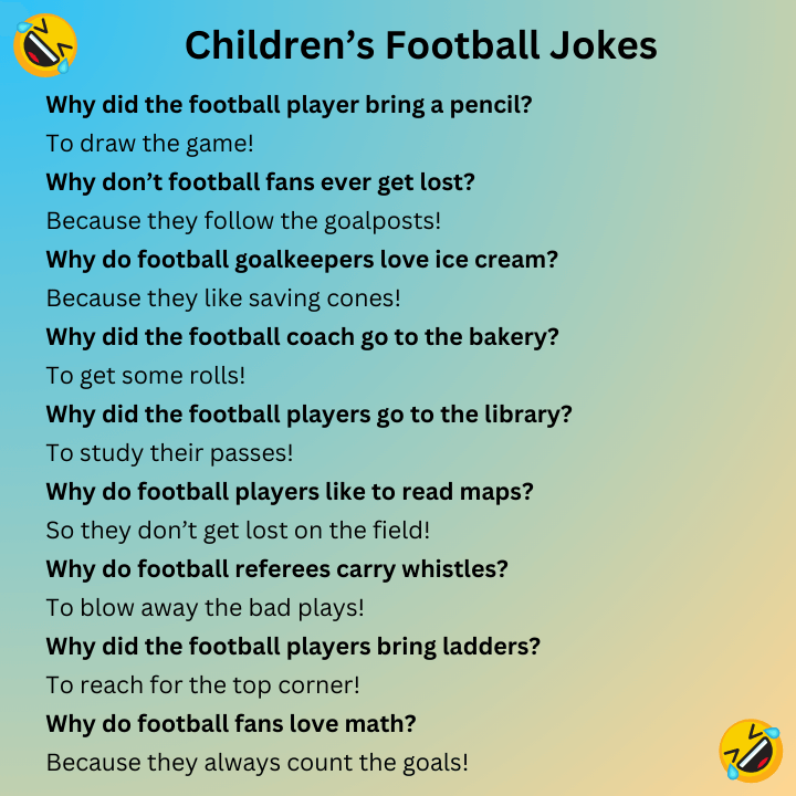Children’s Football Jokes