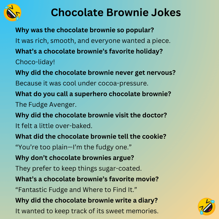 Chocolate Brownie Jokes
