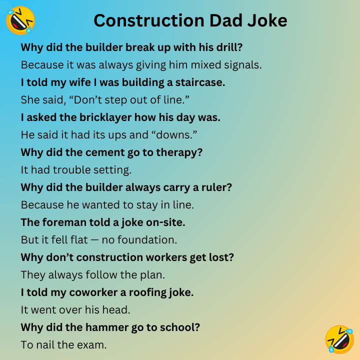 Construction Dad Joke
