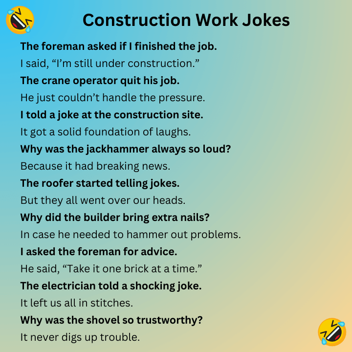 Construction Work Jokes