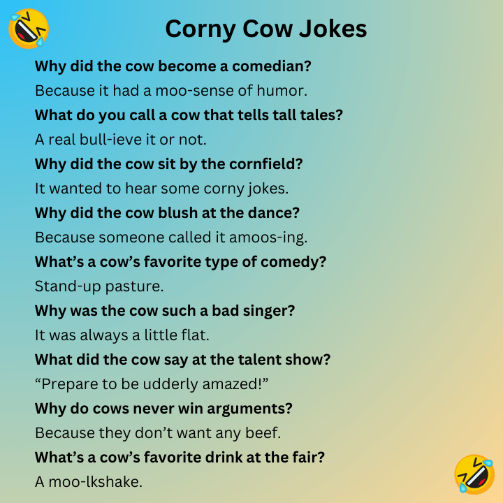 Corny Cow Jokes