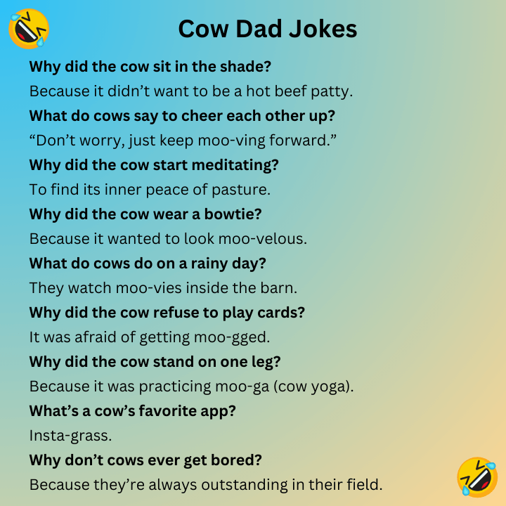 Cow Dad Jokes