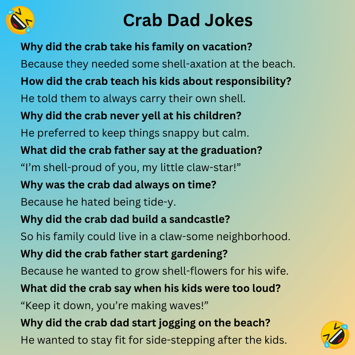 Crab Dad Jokes