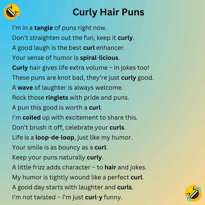 Curly Hair Puns