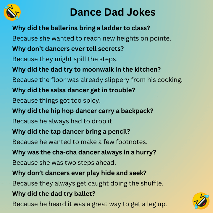 Dance Dad Jokes