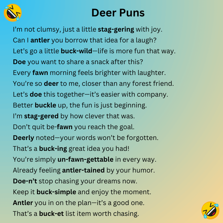 Deer Puns