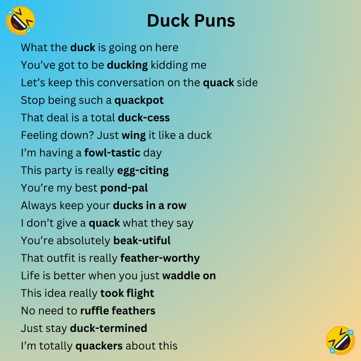 Duck Puns