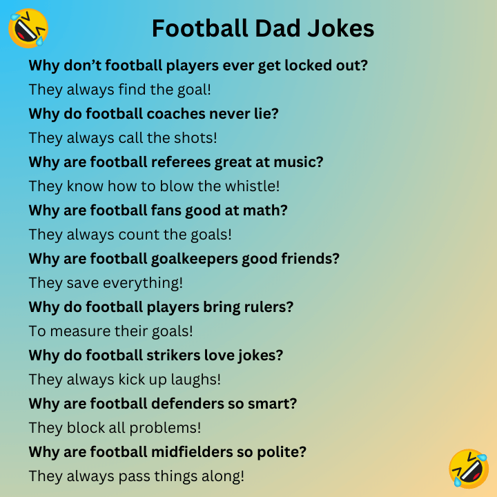 Football Dad Jokes