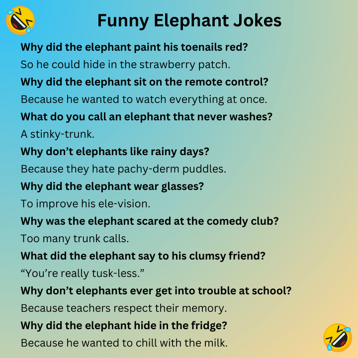 Funny Elephant Jokes