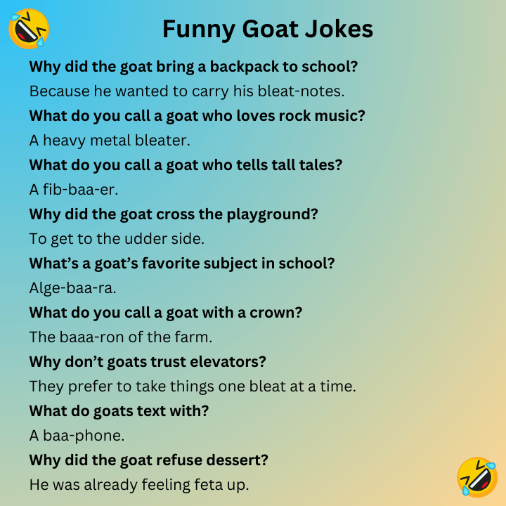 Funny Goat Jokes
