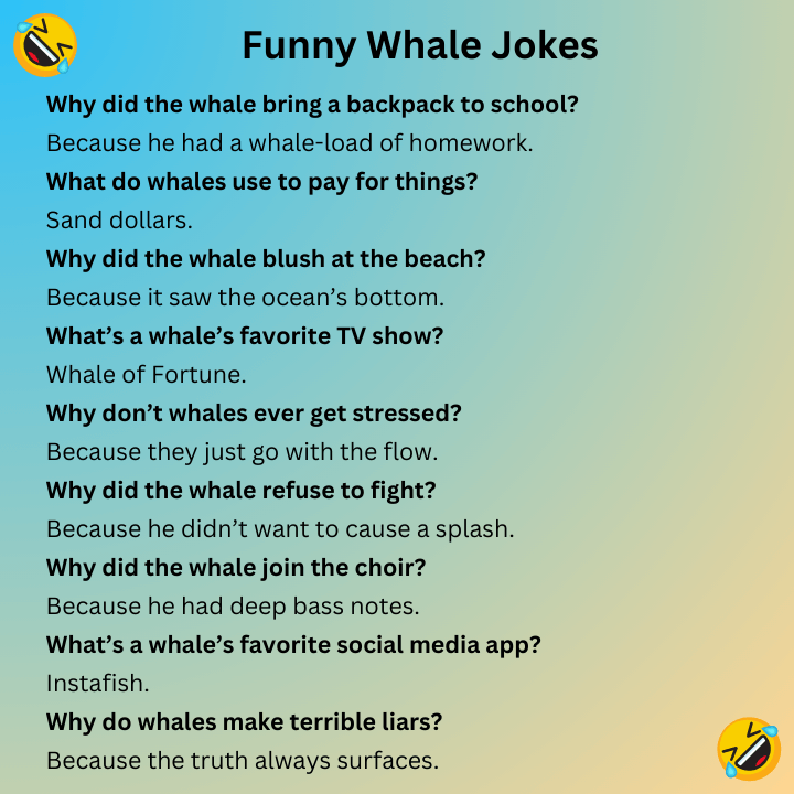 Funny Whale Jokes
