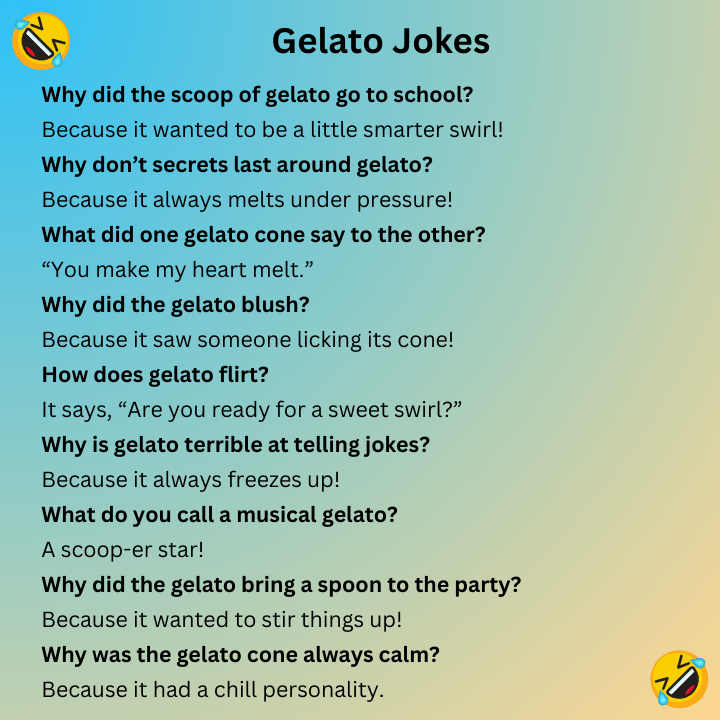 Gelato Jokes