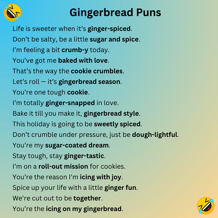 Gingerbread Puns 