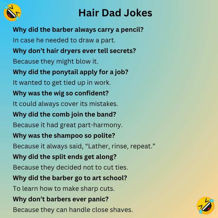 Hair Dad Jokes