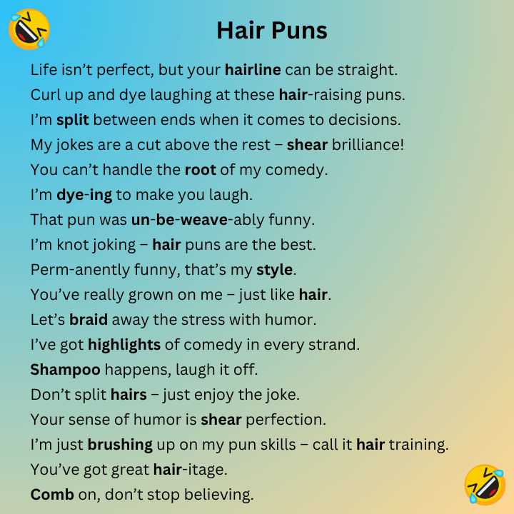 Hair Puns