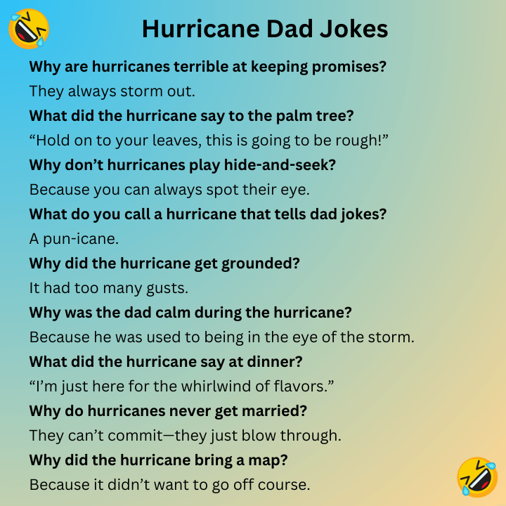 Hurricane Dad Jokes
