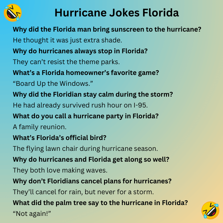 Hurricane Jokes Florida
