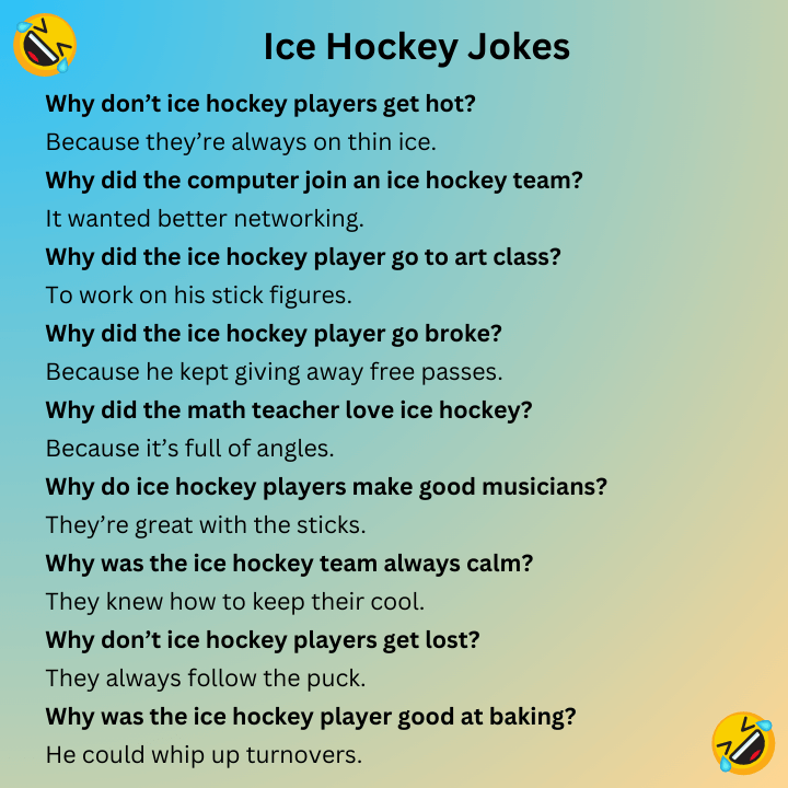 Ice Hockey Jokes