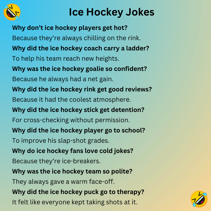 Ice Hockey Jokes