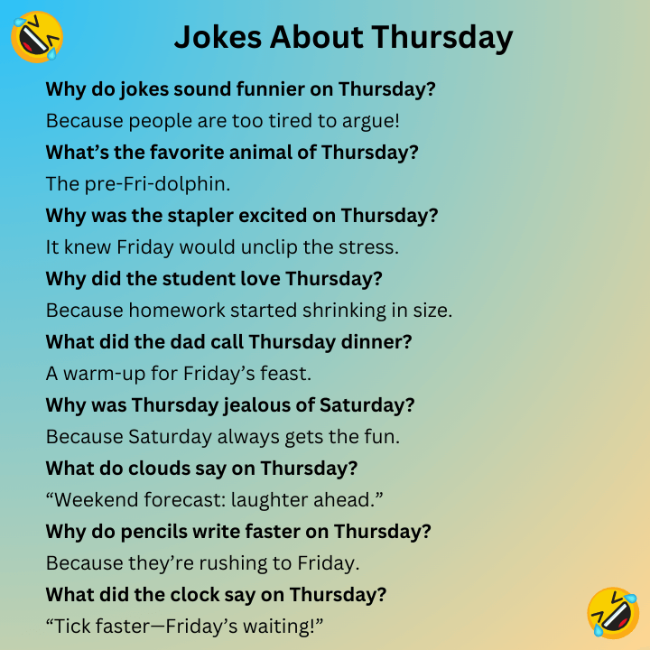 Jokes About Thursday