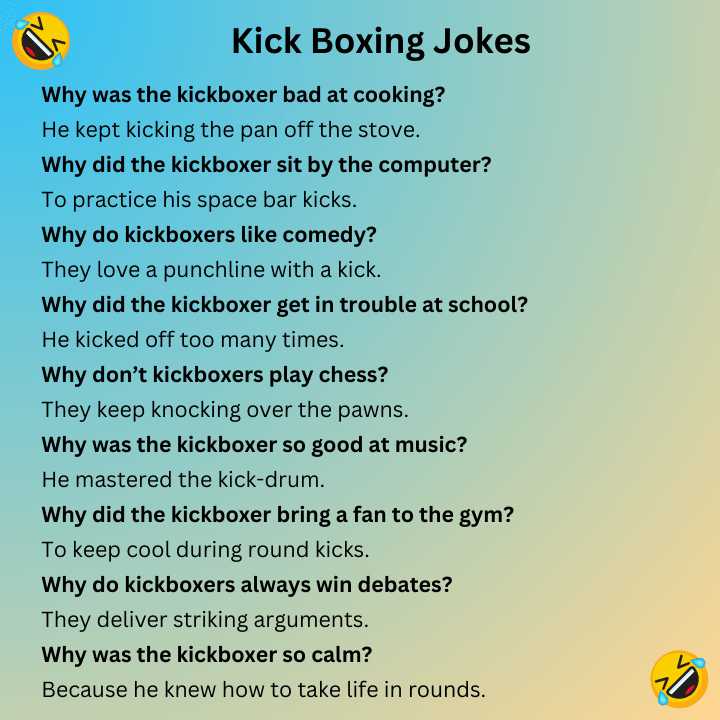 Kick Boxing Jokes