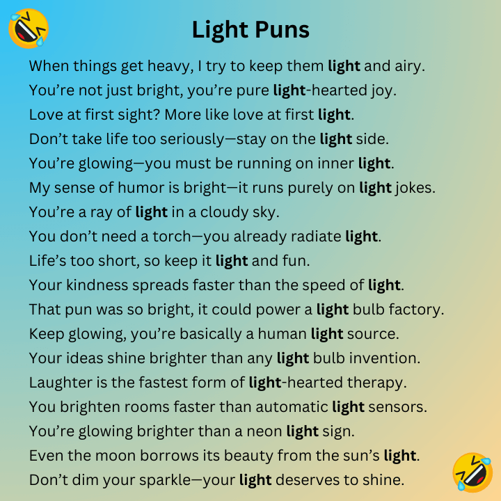 Light Puns