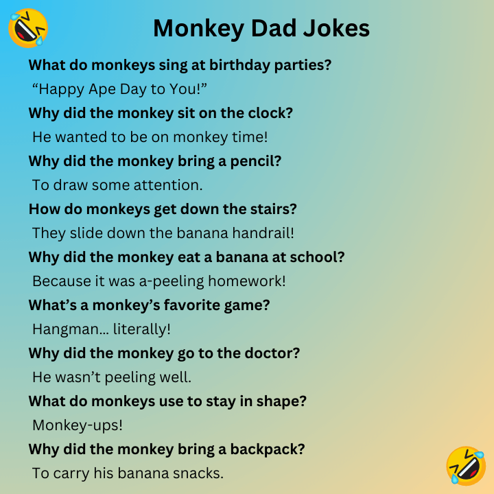 Monkey Dad Jokes