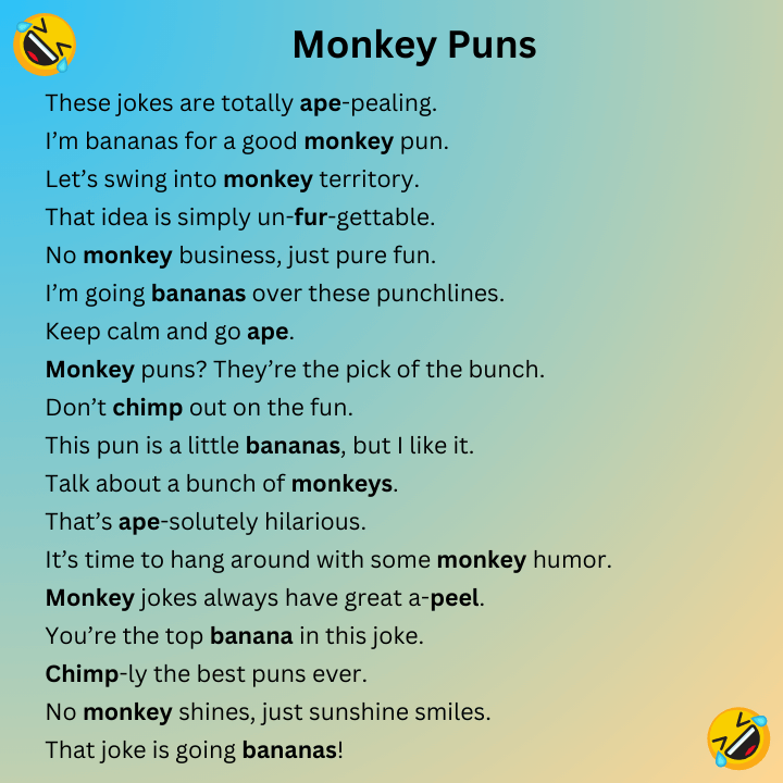 Monkey Puns