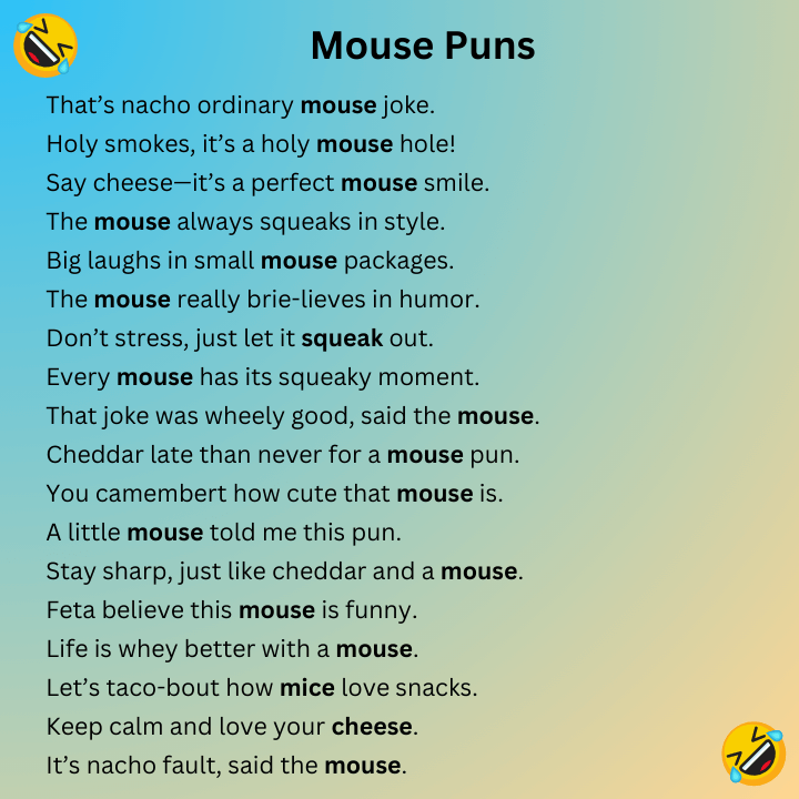 Mouse Puns 