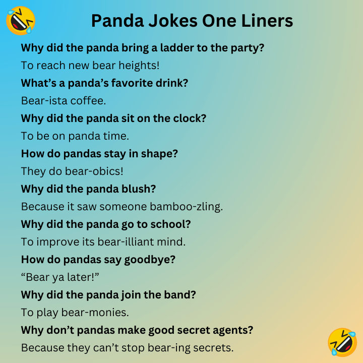 Panda Jokes One Liners