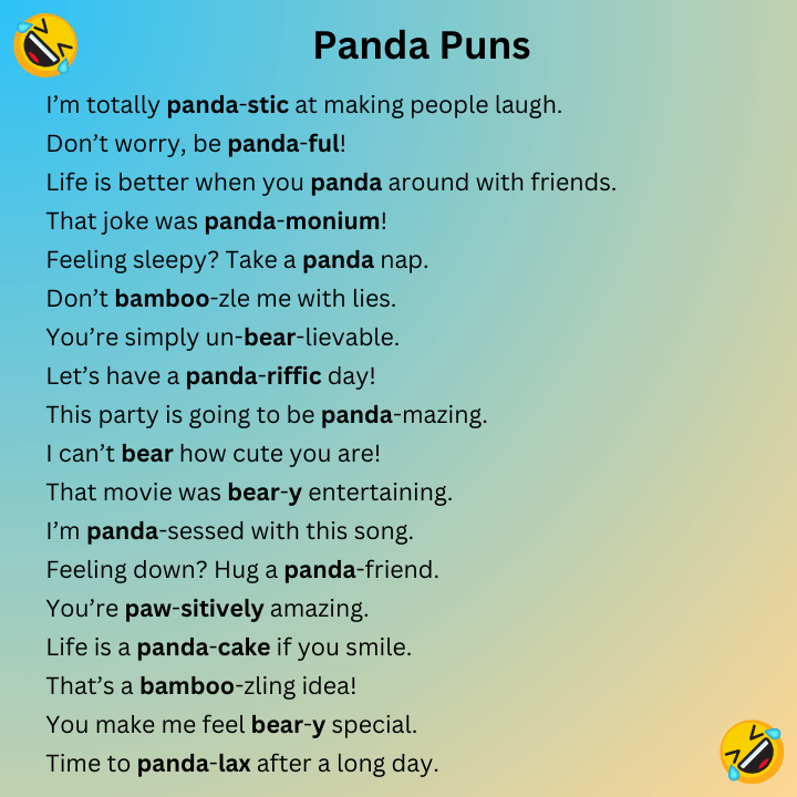 Panda Puns