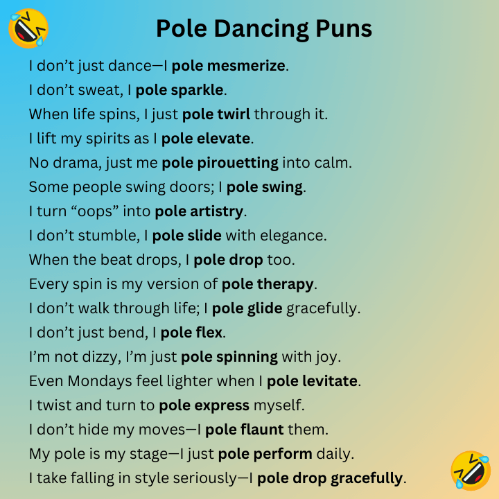 Pole Dancing Puns