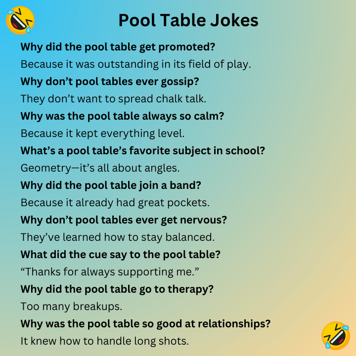 Pool Table Jokes