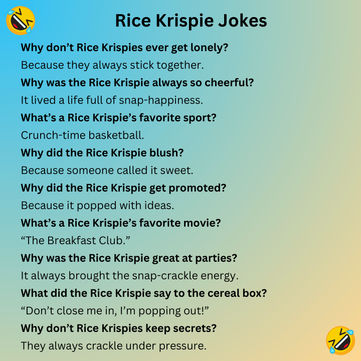 Rice Krispie Jokes
