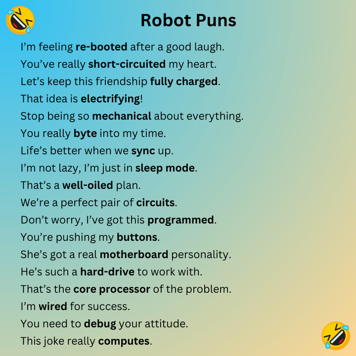 Robot Puns