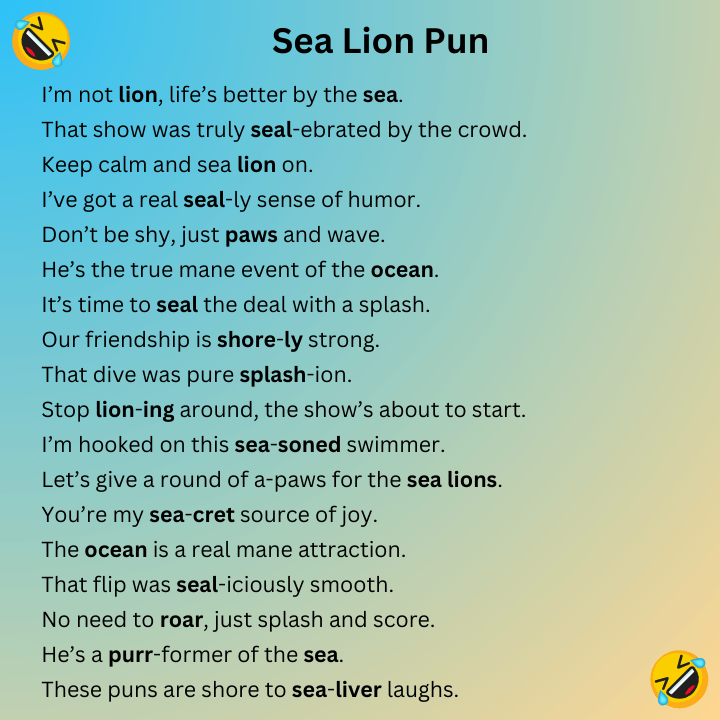 Sea Lion Pun