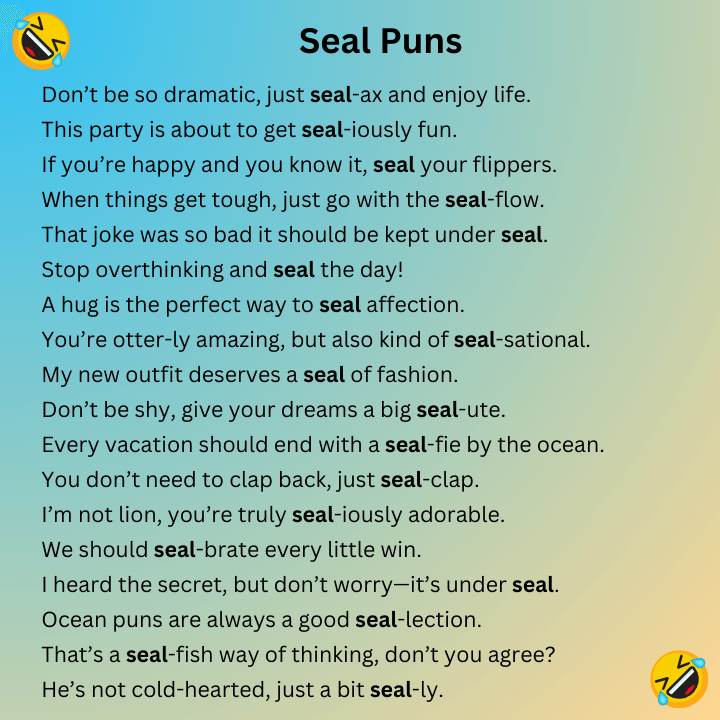 Seal Puns