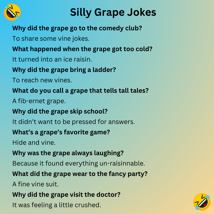 Silly Grape Jokes