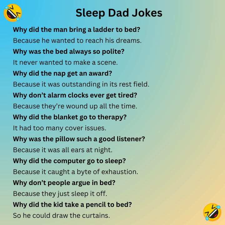 Sleep Dad Jokes