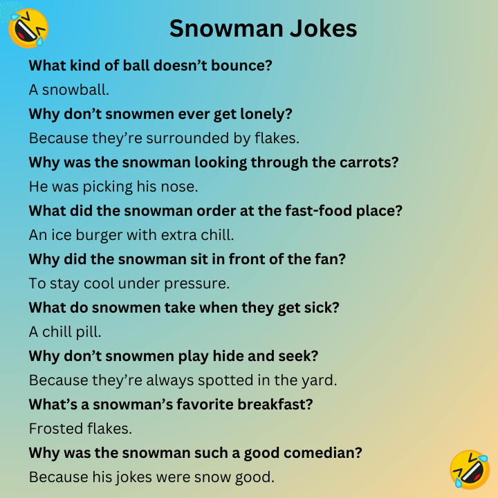 Snowman Jokes