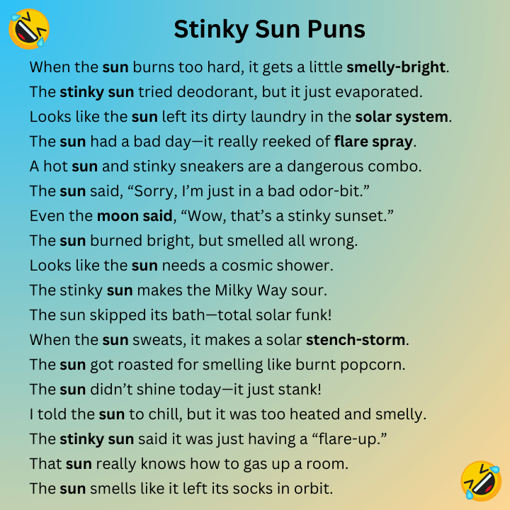 Sun Puns