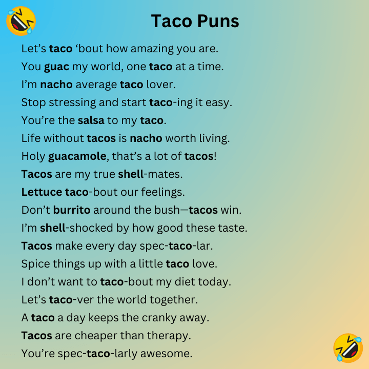 Taco Puns
