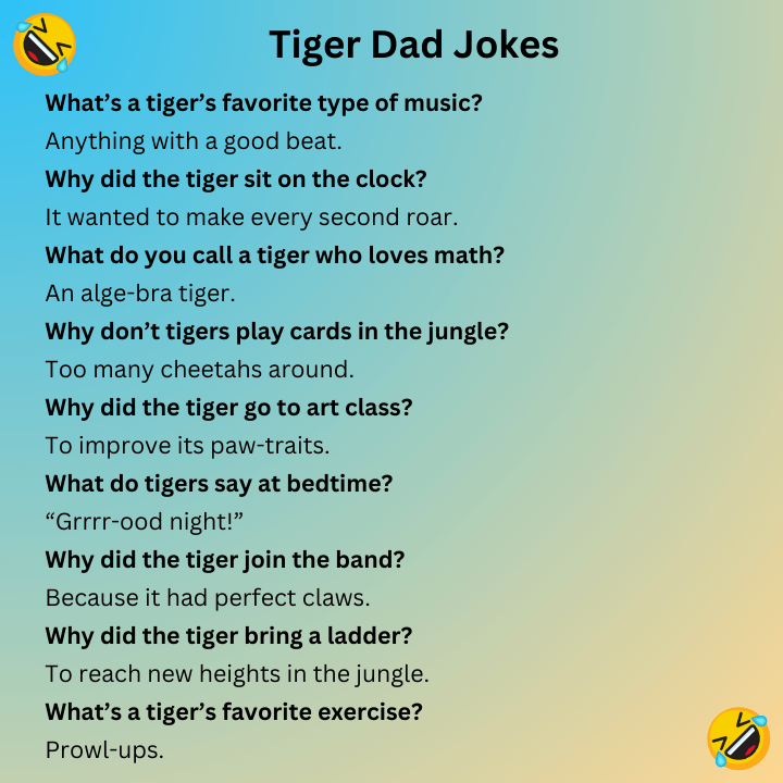 Tiger Dad Jokes